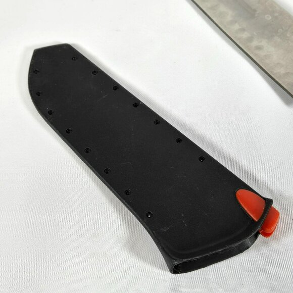 Farberware 7” Pro Granton Santoku Chefs Knife Edgekeeper Case Model 20H769 - Picture 7 of 8